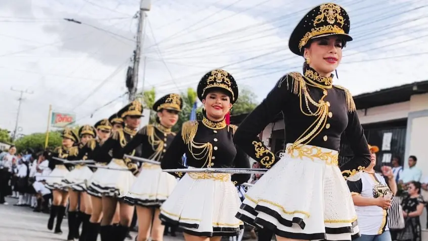 Ocotal celebra con juramento y desfile las Fiestas Patrias
