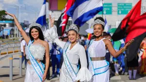 Reina y princesas Nicaragua 2025 reciben felicitaciones de la Copresidenta