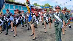 Carazo se viste de azul y blanco en las fiestas patrias 