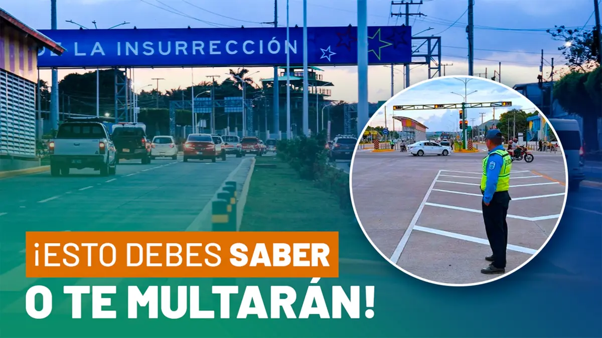 Conoce cómo circular correctamente en la pista Héroes de la Insurrección