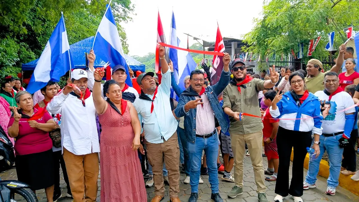 Diriamba estrena calle adoquinada en la Bajada del Tigre