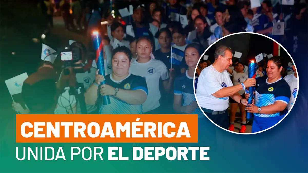 Nicaragua recibe la Antorcha de los XII Juegos Centroamericanos 2025
