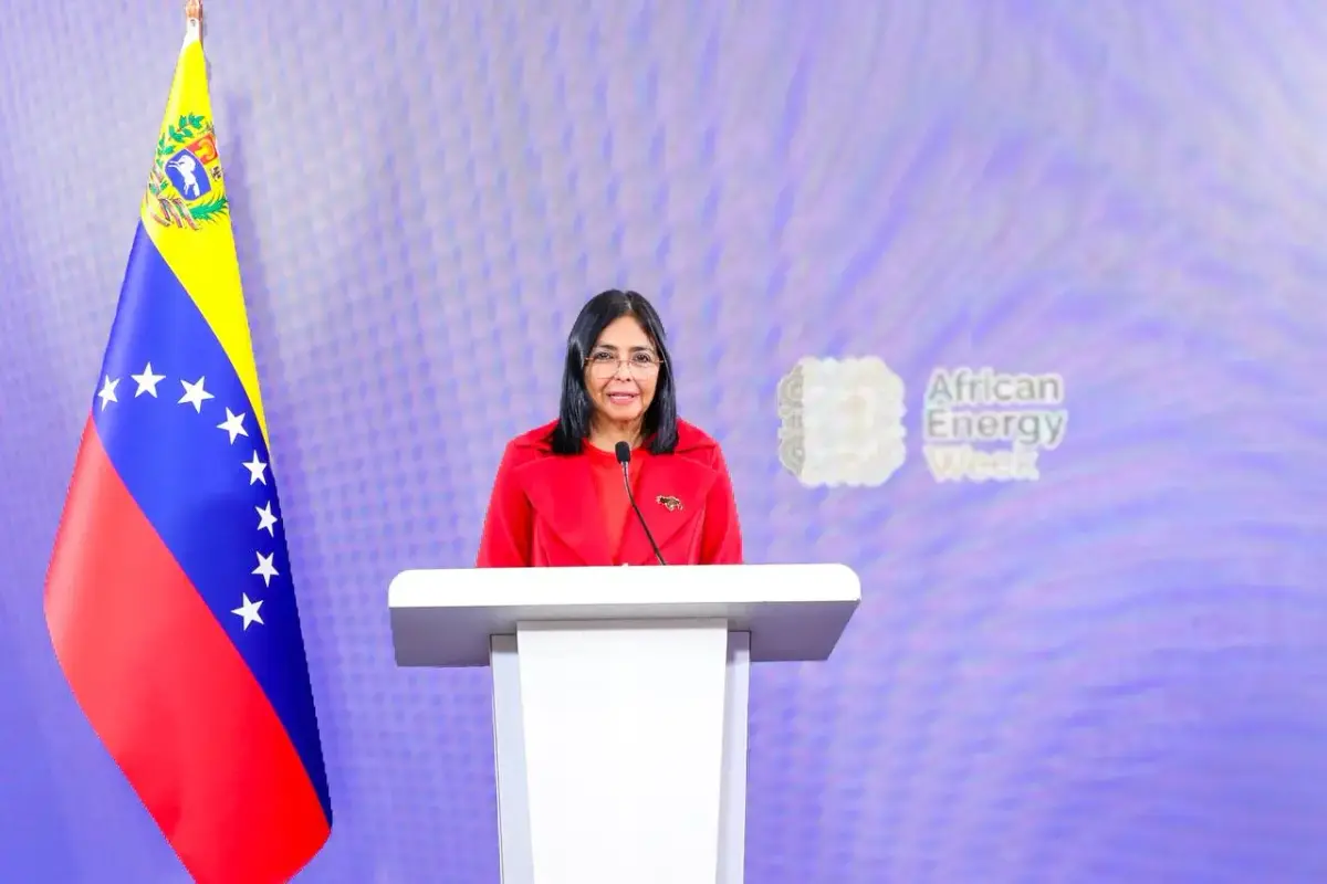 Delcy Rodríguez propone alianza energética entre Venezuela y África