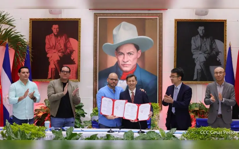 Nicaragua y Grupo de Medios de China firman convenio de cooperación comunicacional