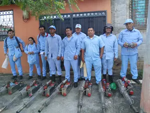 Brigadas celestes continúan jornada contra el zancudo en barrios de Managua