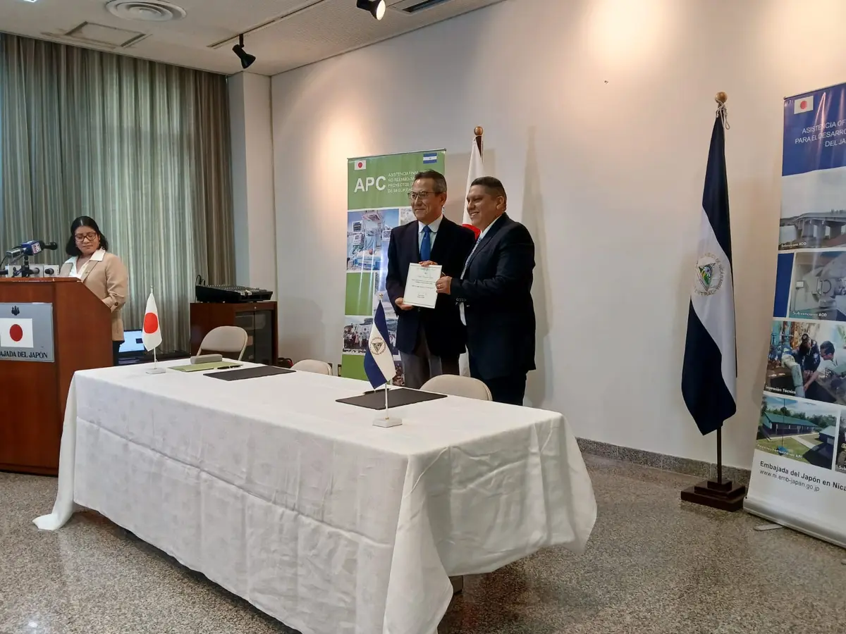 Japón refuerza cooperación con Nicaragua con nuevas donaciones comunitarias