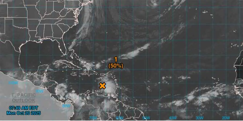Alerta por onda tropical con alta probabilidad de ciclón en el mar Caribe