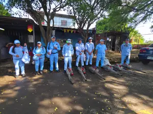 Nueva jornada de control antiepidémico llega al barrio Germán Pomares