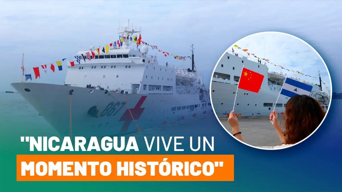 Barco Hospital chino llega a Nicaragua para brindar atención médica gratuita
