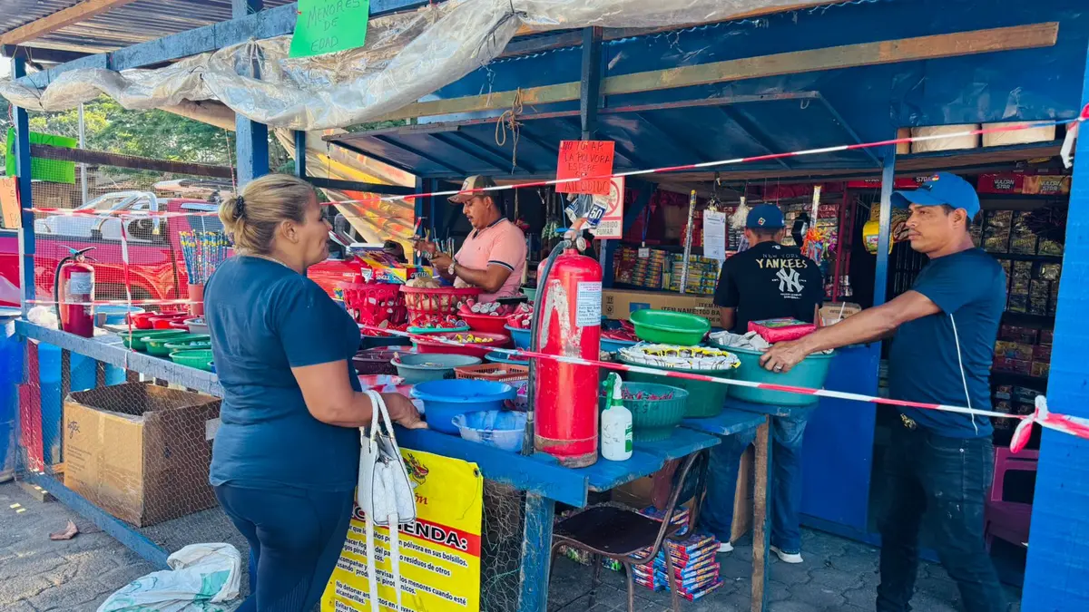 Autoridades supervisan puntos de venta de pólvora en Madriz
