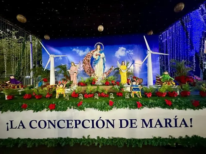 Inauguran altares en honor a la Virgen Inmaculada en la Avenida Bolívar