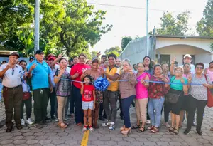 Chinandega inaugura nuevas calles adoquinadas en el Reparto Divino Niño