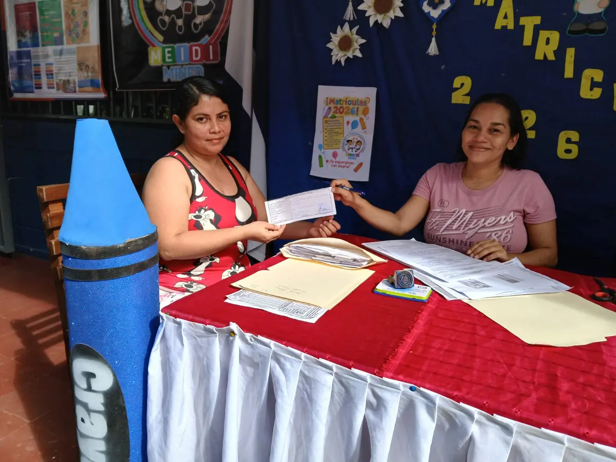 Continúa el proceso de inscripción para el ciclo escolar 2026 en Managua