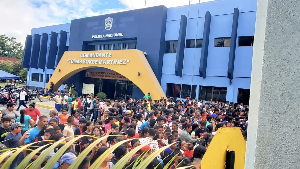 Policía Nacional celebra La Purísima en honor a la Virgen de Guadalupe en Ocotal