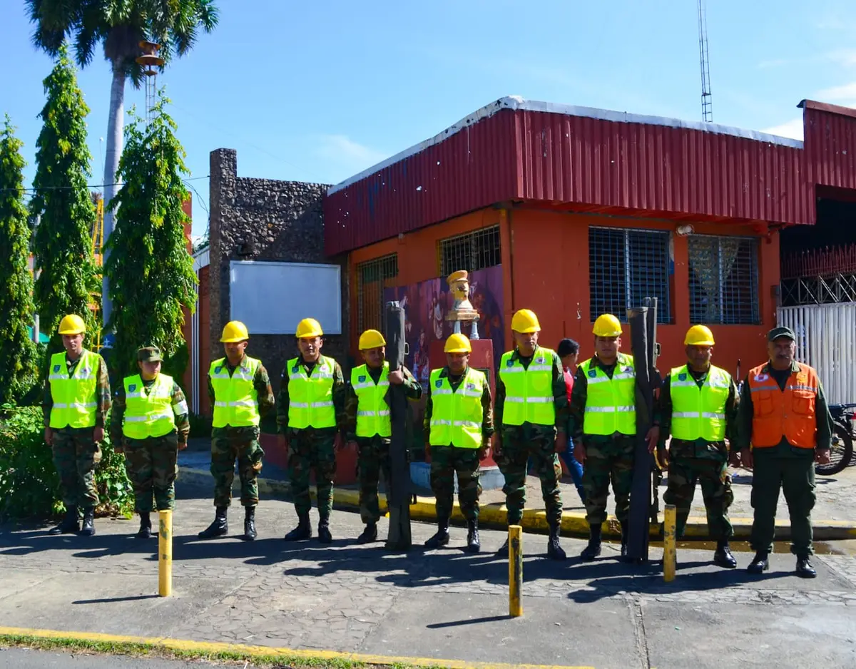 Masaya se moviliza en el IV Ejercicio Nacional de Preparación ante Multiamenazas