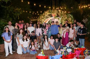 De Daniel y Rosario: A todas las familias nicaragüenses, paz en esta Navidad