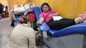 Familias de Jinotepe participan en campaña solidaria de sangre