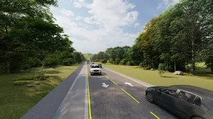 Conectividad garantizada: lista la carretera adoquinada Limay–Pueblo Nuevo
