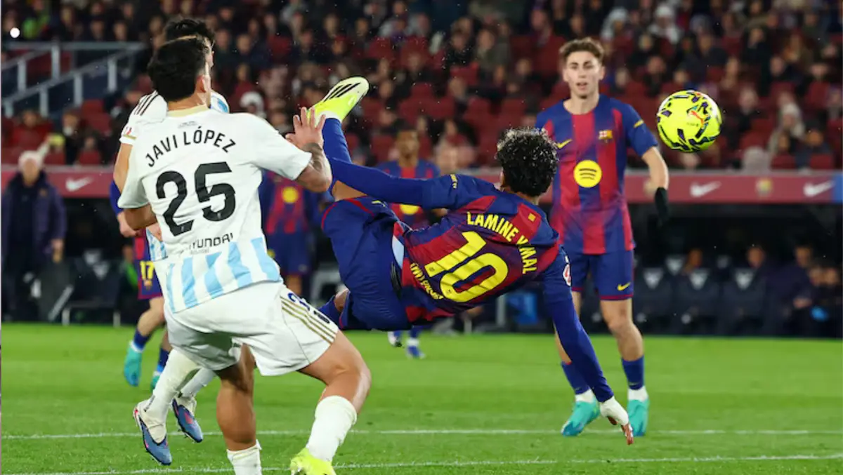 Golazo de Yamal devuelve al Barça al liderato y sentencia al Oviedo