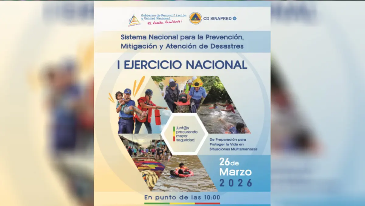 Nicaragua se prepara para el Primer Ejercicio Nacional 2026 de protección a la vida