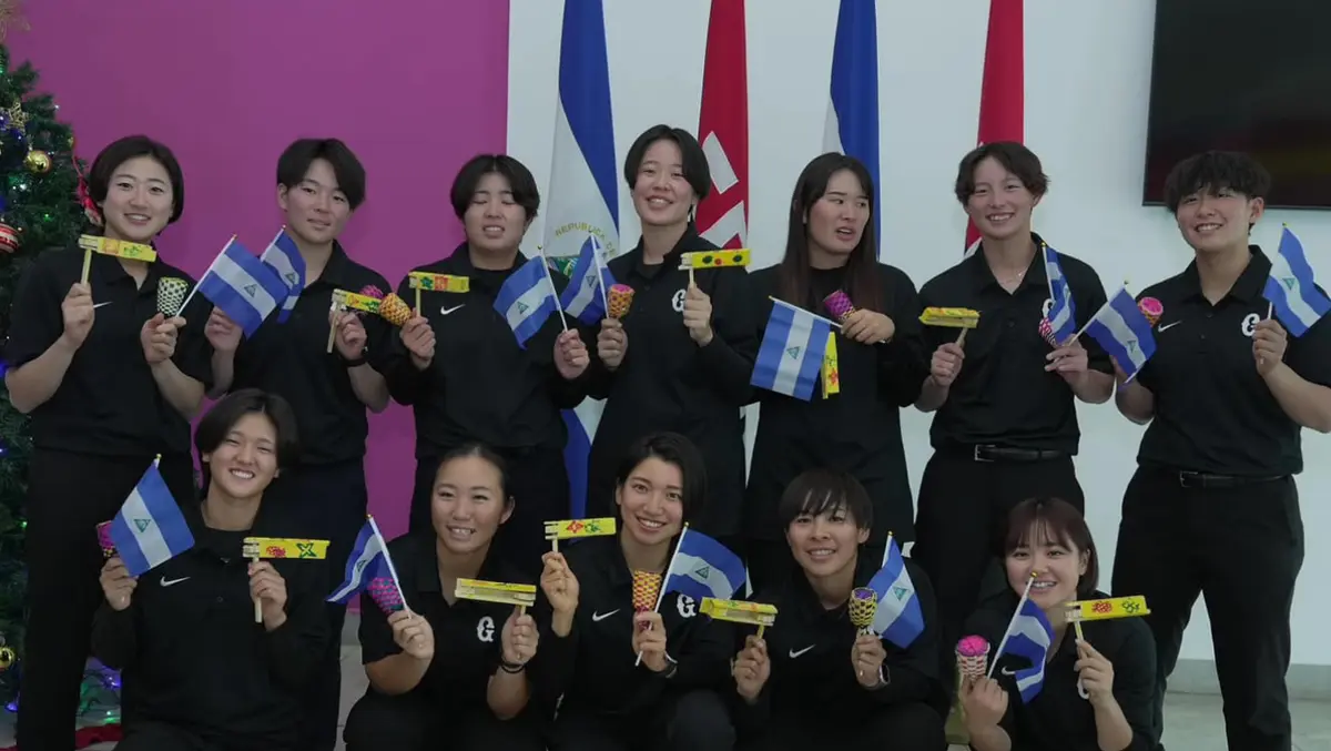 Nicaragua da la bienvenida al equipo femenino japonés Yomiuri Giants