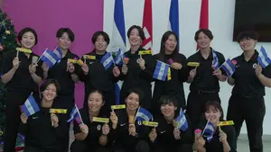 Nicaragua da la bienvenida al equipo femenino japonés Yomiuri Giants