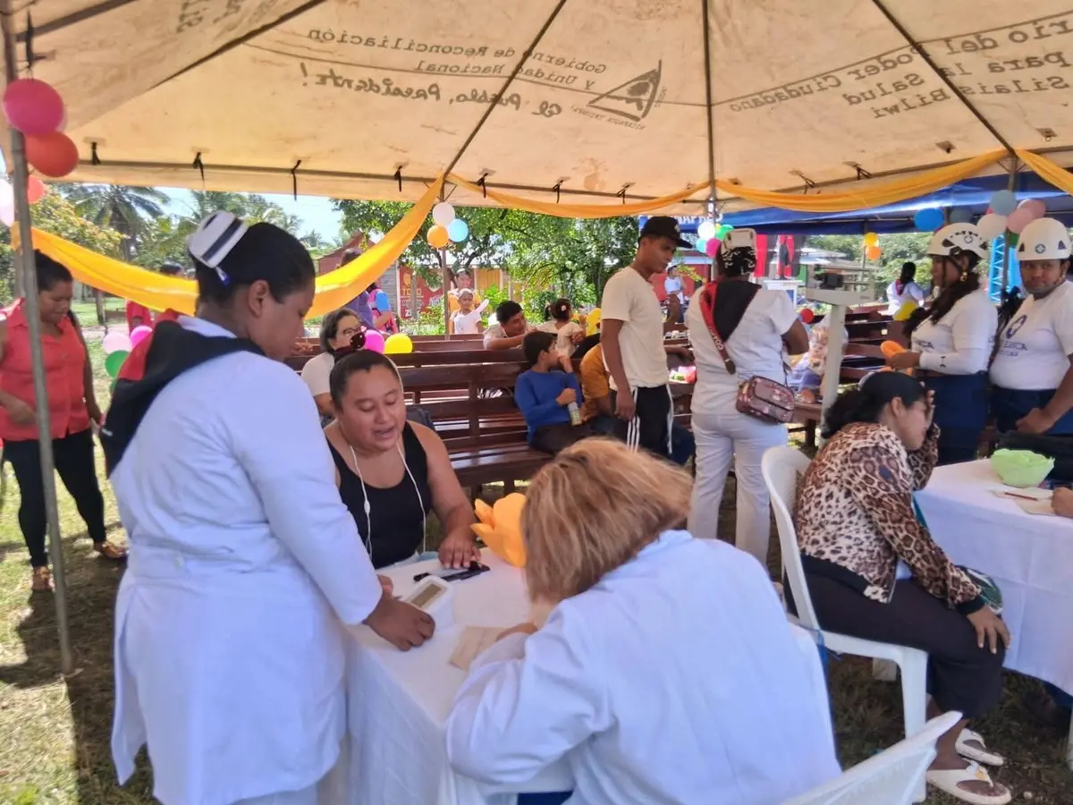 Bilwi recibe feria de salud en homenaje a los 19 años del Pueblo Presidente