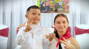 Niñez de Nueva Segovia reciben Bono Escolar 2026