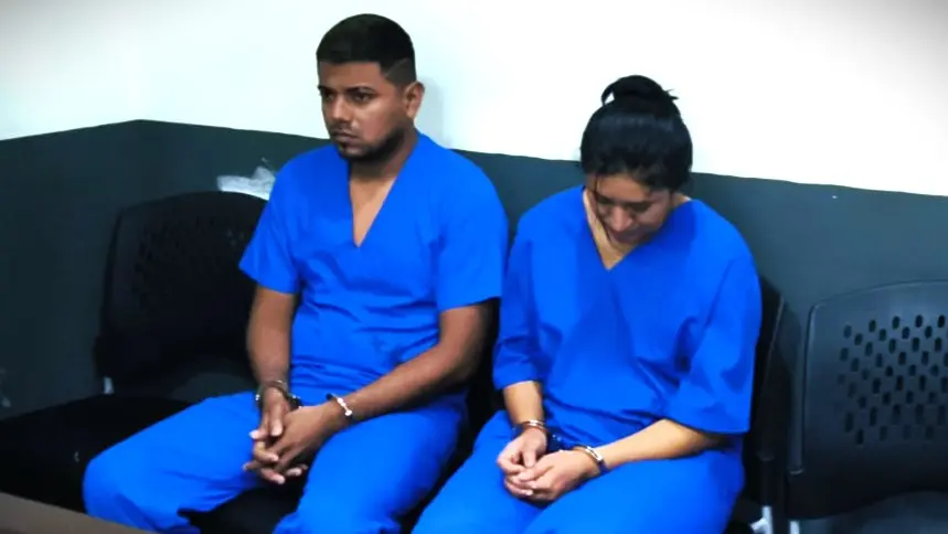 Los nervios traicionan a una pareja y la policía los arresta con cocaína