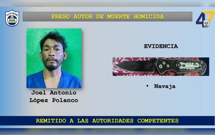 Capturan a presunto autor de homicidio en Quilalí, Nueva Segovia
