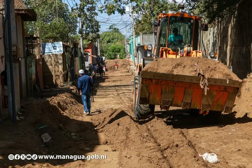Familias del Rubén Darío recibirán calles nuevas gracias a inversión municipal