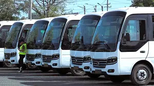 Caribe Norte recibe nuevas unidades de buses para modernizar del transporte público