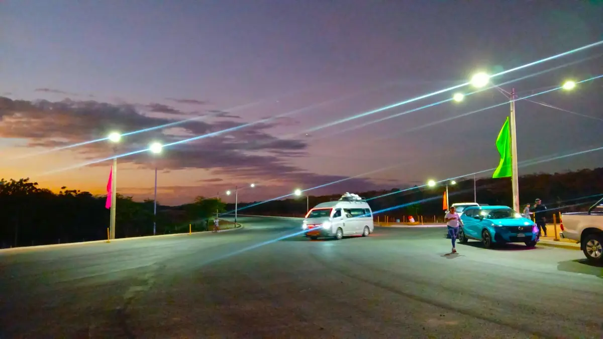 Nueva iluminación pública fortalece seguridad vial en Diriamba