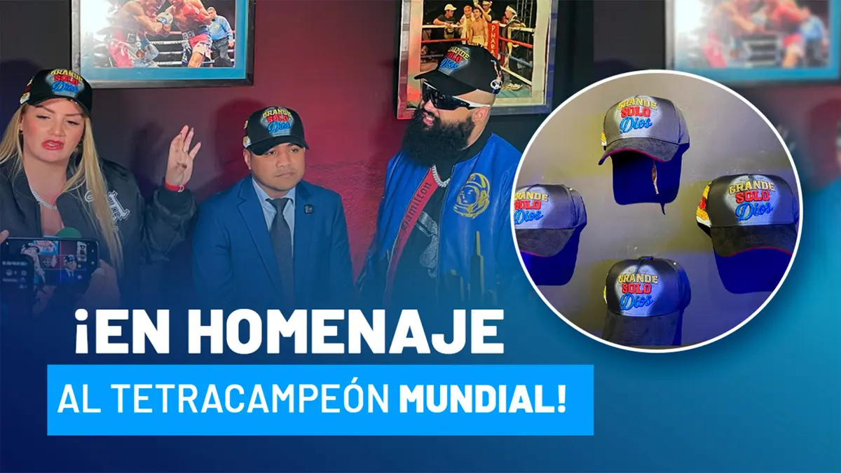 Presentan nueva línea de gorras inspiradas en "Chocolatito" González