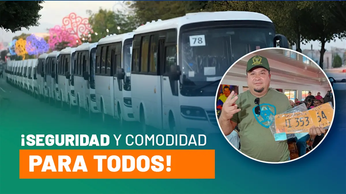 Entrega de microbuses fortalece la movilidad en departamentos de Nicaragua