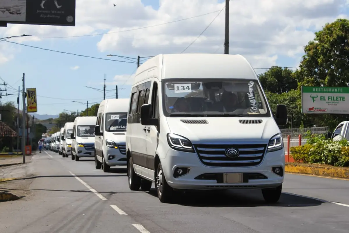 Nuevas unidades Yutong modernizan el transporte público de Masaya