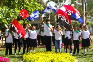 Juventud Sandinista 19 de Julio conmemora legado de Sandino con creativo Jardín