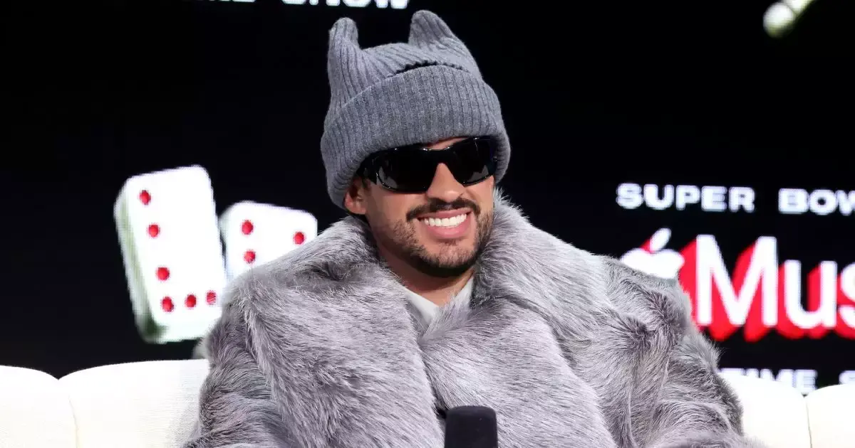 Bad Bunny calienta motores para su show del Super Bowl: “Será una gran fiesta”