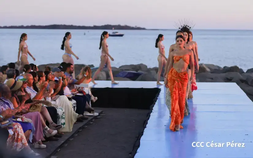 ¡Pasarela frente al mar! Nicaragua Diseña y Chinandega Moda deslumbran en Corinto