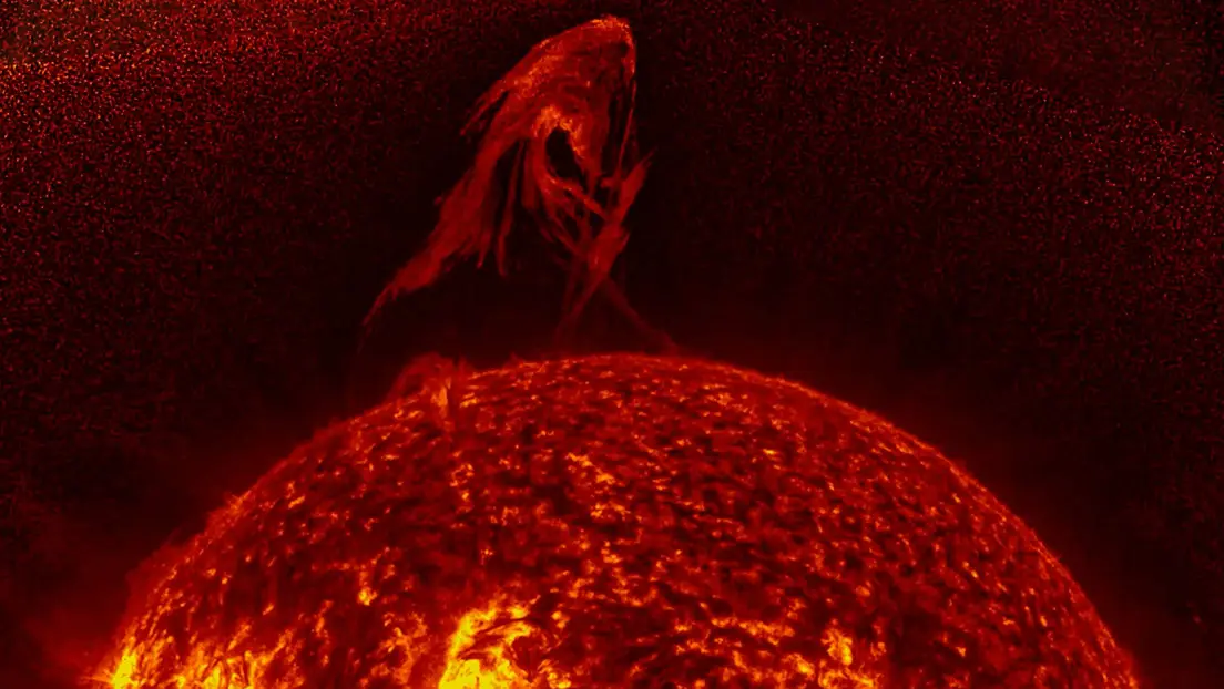 Científicos monitorean enorme prominencia solar de un millón de kilómetros