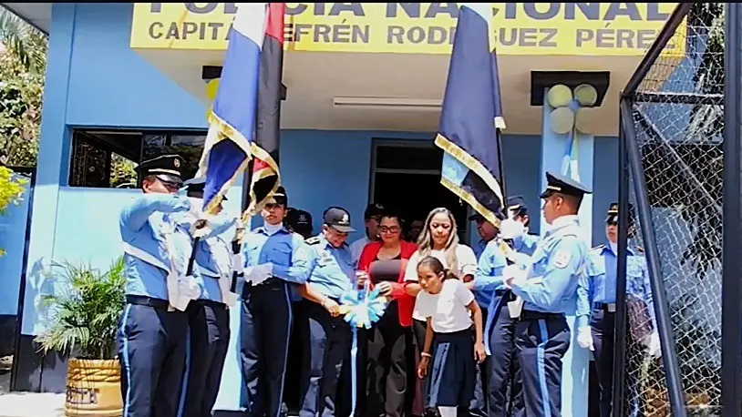 Inauguran mejoras en la delegación de la policía nacional en Wiwilí