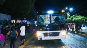 Aparentemente frenar de manera brusca, provocó la muerte de un señor de la tercera edad