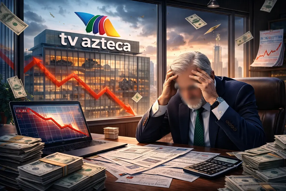 Crisis financiera pone en riesgo a TV Azteca