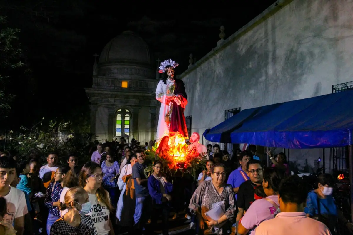 Masaya vive la fe católica con la solemne procesión de Jesús de las Ánimas