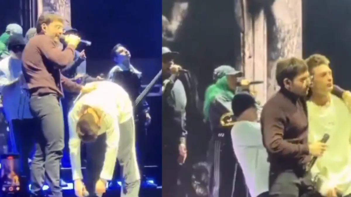 ¿Peso Pluma estuvo actuando o hubo algo más en su show?