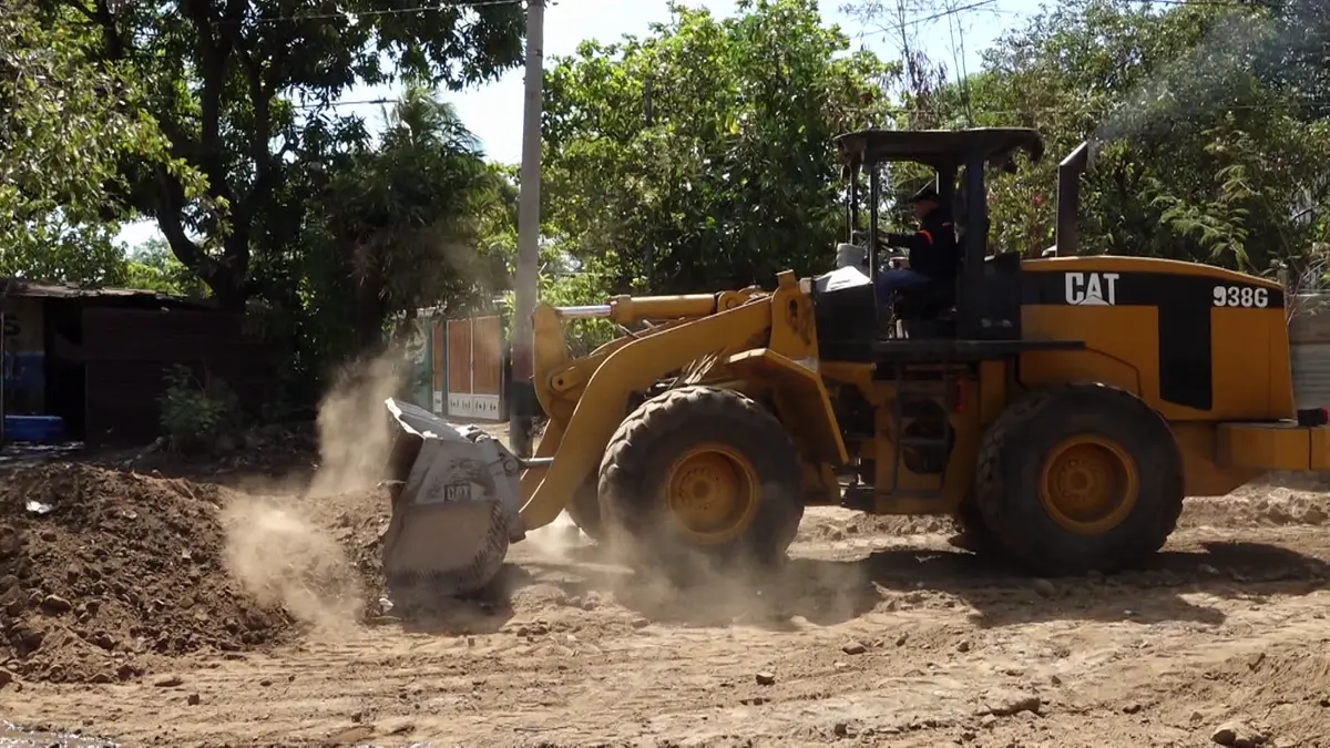 Managua mejora calles en barrio Manolo Morales y otros sectores