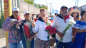 Diriamba honra la solidaridad internacionalista con masiva caminata revolucionaria