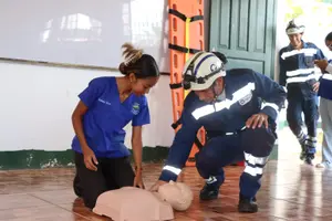 Estudiantes de Bluefields se capacitan en primeros auxilios para salvar vidas