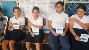 Managua: estudiantes del colegio Rubén Darío reciben primera dosis de vacuna contra VPH