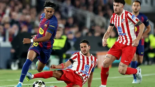 Barcelona no resiste con uno menos y cede ante el Atlético